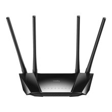 Imagen del router inalámbrico Cudy LT400, banda única de 2,4 GHz, con tecnología 4G color negro. SKU LT400