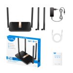 Cudy LT500D, router inalámbrico Ethernet rápido, doble banda (2,4 GHz / 5 GHz), 4G, color negro, SKU LT500D