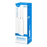 Cudy LT700, router inalámbrico con Gigabit Ethernet doble banda (2,4 GHz / 5 GHz), soporte 4G, SKU LT700 Outdoor_EU, en color blanco