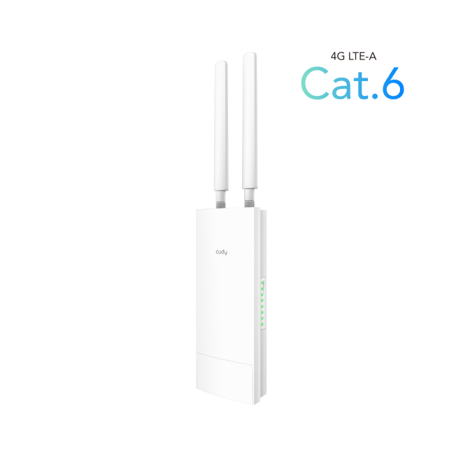 Cudy LT700 router inalámbrico Gigabit Ethernet doble banda 4G Blanco Cudy LT700, router inalámbrico con Gigabit Ethernet doble banda (2,4 GHz / 5 GHz), soporte 4G, SKU LT700 Outdoor_EU, en color blanco