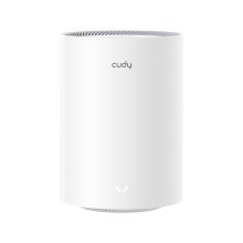 Cudy M1800 2-pack de routers Wi-Fi 6 con bandas 2,4 GHz y 5 GHz en color blanco, SKU M1800(2-Pack)