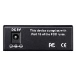 Convertidor de medio Cudy modelo MC100GSA-20, velocidad de transferencia de 1000 Mbit/s, longitud de onda 1310 nm, monomodo, color negro