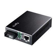 Cudy MC100GSB-40A convertidor de medio de 1000 Mbit/s en negro, compatible con multimodo y monomodo