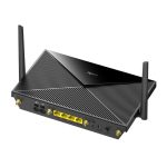 Cudy P5 router inalámbrico de doble banda 2,4 GHz y 5 GHz con Gigabit Ethernet, SKU P5, en color negro