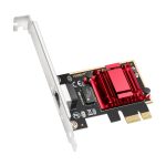Imagen del Cudy PE25, un adaptador y tarjeta de red interno Ethernet con altas especificaciones de conectividad y el SKU PE25