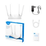 Router Cudy WR1300 con capacidad Gigabit Ethernet, doble banda 2,4 GHz y 5 GHz en color blanco con SKU WR1300