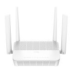 Router inalámbrico Cudy AX3000 con Gigabit Ethernet y doble banda 2,4 GHz / 5 GHz en color blanco, SKU WR3000S.