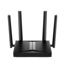 Cudy WR3600H router inalámbrico de doble banda con Gigabit Ethernet para redes de 2,4 GHz y 5 GHz. SKU: WR3600H. Color negro.