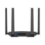 Cudy WR3600H router inalámbrico de doble banda con Gigabit Ethernet para redes de 2,4 GHz y 5 GHz. SKU: WR3600H. Color negro.