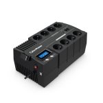 Sistema de Alimentación Ininterrumpida (UPS) CyberPower BR1000ELCD-FR con 1 kVA, 600 W, y 8 salidas AC