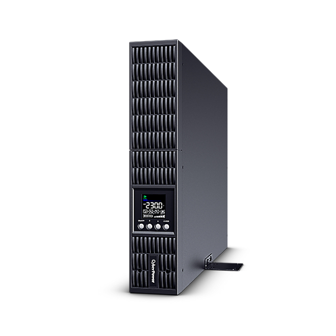 CyberPower OLS3000ERT2UA sistema de alimentación ininterrumpida (UPS) Doble conversión (en línea) 3 kVA 2700 W 10 salidas AC 2 Pantalla LCD del CyberPower OLS3000ERT2UA UPS