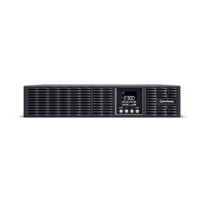 CyberPower OLS3000ERT2UA sistema de alimentación ininterrumpida (UPS) Doble conversión (en línea) 3 kVA 2700 W 10 salidas AC 3 Configuración en rack del CyberPower OLS3000ERT2UA UPS
