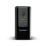 CyberPower UT650EG-FR sistema de alimentación ininterrumpida con 3 salidas AC, 0,65 kVA y 360 W
