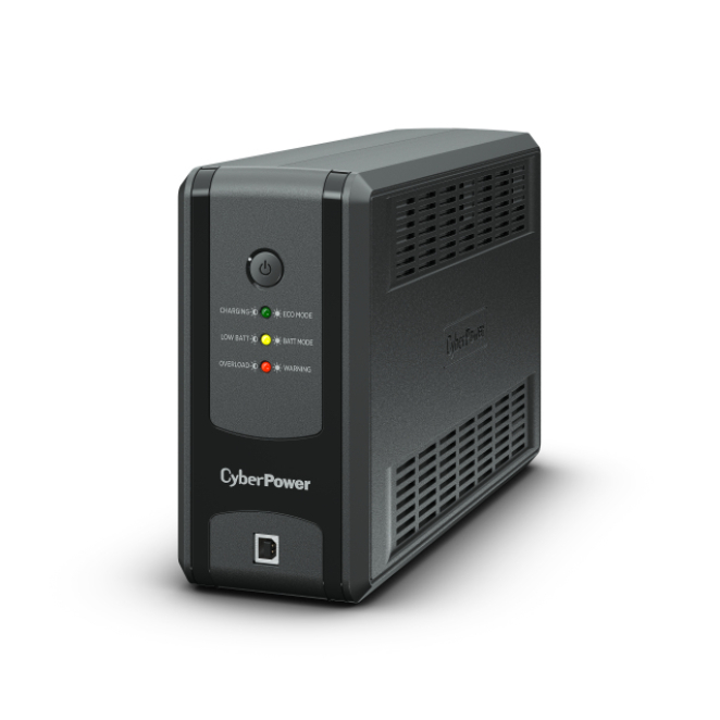 CyberPower sistema de alimentación ininterrumpida UPS, línea interactiva, 0,85 kVA CyberPower UT850EG-FR sistema de alimentación ininterrumpida UPS línea interactiva con 0,85 kVA y 425 W, 3 salidas AC