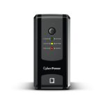 CyberPower UT850EG-FR sistema de alimentación ininterrumpida UPS línea interactiva con 0,85 kVA y 425 W, 3 salidas AC