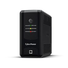 CyberPower UT850EG UPS de línea interactiva con 0,85 kVA capacidad y 425 W de potencia, cuenta con 4 salidas AC