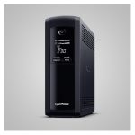 CyberPower Tracer III VP1600ELCD-FR sistema de alimentación ininterrumpida línea interactiva con capacidad de 1,6 kVA y 900 W, cinco salidas AC.