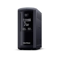 CyberPower VP700EILCD sistema de alimentación ininterrumpida con 0,7 kVA, 390 W y 6 salidas AC.