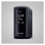 Sistema de alimentación ininterrumpida CyberPower Tracer III VP700ELCD-FR con 0,7 kVA y 390 W, 4 salidas AC