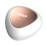 Router D-Link COVR 1000 Mbit/s en color bronce y blanco, SKU COVR-C1203, para redes inalámbricas con alta cobertura y rendimiento.