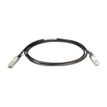 D-Link QSFP+, 1m Cable de fibra óptica e InfiniBand QSFP+ Negro DEM-CB100QXS