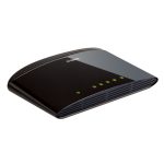 Switch no administrado D-Link DES-1005D con cinco puertos Fast Ethernet 10/100 y color negro. SKU: DES-1005D/E