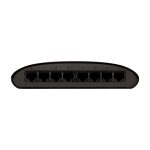 Switch de red D-Link DES-1008D, no administrado, con conexiones Fast Ethernet de 10/100 Mbps, en color negro. SKU DES-1008D.