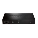 Switch no administrado D-Link DGS-1016D/E de 16 puertos en color negro con diseño metálico. SKU: DGS-1016D/E.