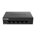 Imagen del switch D-Link DGS-105GL/E no administrado con 5 puertos Gigabit Ethernet en color negro - SKU DGS-105GL/E