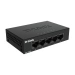Imagen del switch D-Link DGS-105GL/E no administrado con 5 puertos Gigabit Ethernet en color negro - SKU DGS-105GL/E