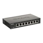 Switch gestionado D-Link DGS-1100-08PV2 con puertos Gigabit Ethernet y soporte PoE, SKU DGS-1100-08PV2/E