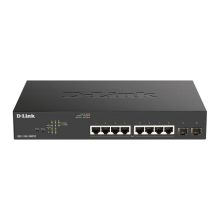 Imagen del switch D-Link DGS-1100-10MPV2, gestionado L2, Gigabit Ethernet, PoE, 1U en color negro con SKU DGS-1100-10MPV2/E