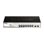 D-Link DGS-1210-08P Switch Gestionado L2 con 8 puertos Gigabit Ethernet y soporte para PoE, SKU DGS-1210-08P/E