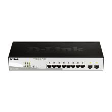 D-Link DGS-1210-08P Switch Gestionado L2 con 8 puertos Gigabit Ethernet y soporte para PoE, SKU DGS-1210-08P/E