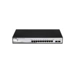 Switch gestionado D-Link DGS-1210-10 con soporte L2, 10/100/1000 Mbps, 1U, color negro y gris, SKU DGS-1210-10/E