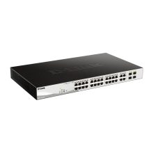 Switch gestionado D-Link DGS-1210-24P con 24 puertos Gigabit Ethernet y PoE, SKU DGS-1210-24P/E