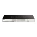Switch gestionado D-Link DGS-1210-26 con 26 puertos Gigabit Ethernet (10/100/1000). SKU: DGS-1210-26/E