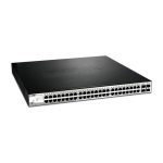 Switch gestionado D-Link modelo DGS-1210-52MP con 52 puertos Gigabit Ethernet y soporte para Energía sobre Ethernet, SKU DGS-1210-52MP/E