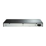 Imagen del switch gestionado D-Link DGS-1510-20/E con soporte L2/L3, puertos Gigabit Ethernet y 1U de tamaño en color gris. SKU: DGS-1510-20/E