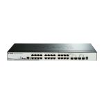 Switch D-Link DGS-1510-28P gestionado L3, Gigabit Ethernet (10/100/1000), PoE, negro. SKU: DGS-1510-28P/E