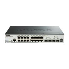 Imagen del switch D-Link DGS-1510-52XMP gestionado L3, con 48 puertos Gigabit Ethernet, características de energía sobre Ethernet (PoE) y SKU DGS-1510-52XMP/E