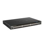 Switch gestionado D-Link DGS-1520-52MP con soporte L3 de 52 puertos Gigabit Ethernet y tecnología PoE, SKU: DGS-1520-52MP/E.