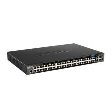 Switch gestionado D-Link DGS-1520-52MP con soporte L3 de 52 puertos Gigabit Ethernet y tecnología PoE, SKU: DGS-1520-52MP/E.