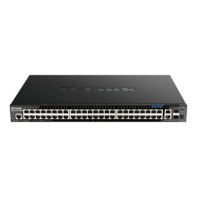 D-Link DGS-1520-52MP switch gestionado L3 Gigabit Ethernet, PoE, 1U, negro, SKU DGS-1520-52MP
