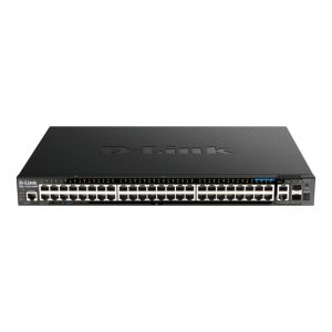 D-Link DGS-1520-52MP switch gestionado L3 Gigabit Ethernet, PoE, 1U, negro, SKU DGS-1520-52MP