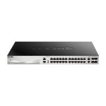Switch gestionado D-Link DGS-3130-30TS/E L3 Gigabit Ethernet (10/100/1000) en color gris con 30 puertos, SKU: DGS-3130-30TS/E