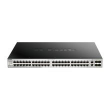 D-Link DGS-3130-54TS/E switch gestionado, L3 Gigabit Ethernet, gris, alta performance para redes cableadas, SKU DGS-3130-54TS/E