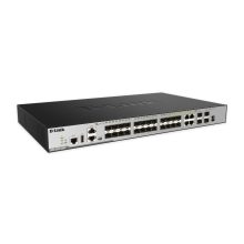 Imagen del D-Link DGS-3630-28SC switch gestionado nivel L3, color negro, formato 1U, SKU DGS-3630-28SC/SI/E