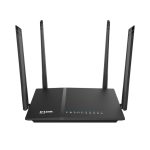 Router inalámbrico D-Link DIR-825 con Gigabit Ethernet, doble banda (2,4 GHz / 5 GHz) y color negro, SKU DIR-825/EE
