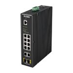 Imagen del D-Link DIS-200G-12PS, un switch gestionado L2 con Gigabit Ethernet (10/100/1000) y Energía sobre Ethernet (PoE), SKU: DIS-200G-12PS